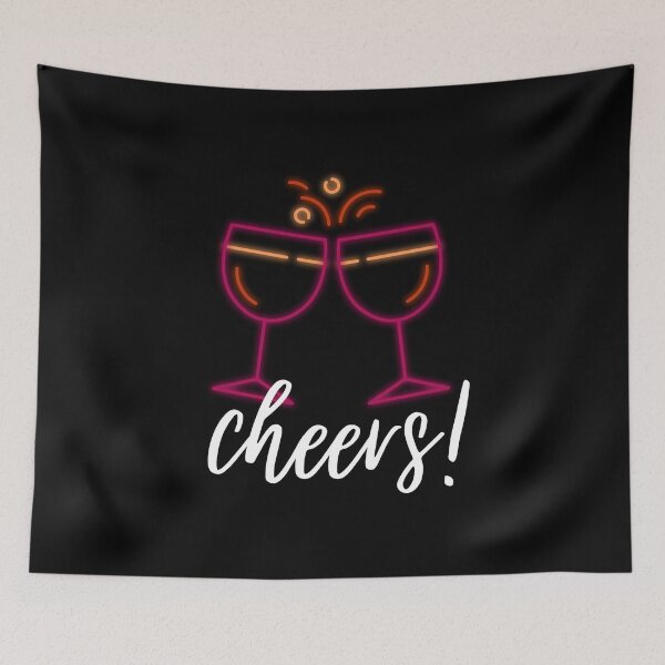 Item preview, Cheers Wine Glasses. Lesbian Pride. (1A) designed and sold by Subtle Pride Shop.