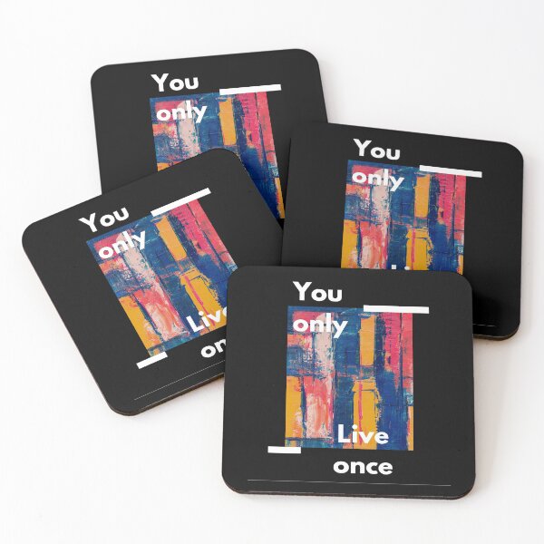 Item preview, You Only Live Once designed and sold by WonderfulHumans.