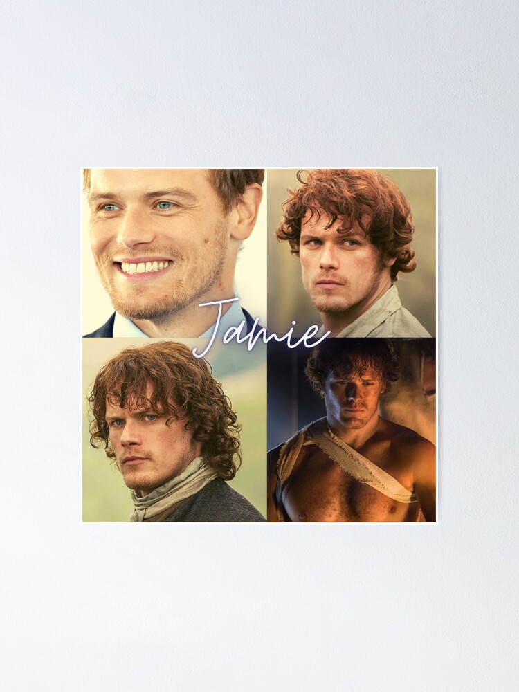 Claire Jamie Fraser Wall Tapestry Outlander Poster Wall Tapestry Sam Heughan