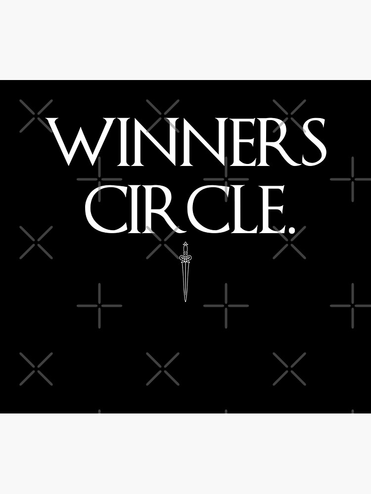 "Winners Circle" Sticker for Sale by StoicQuotes Redbubble