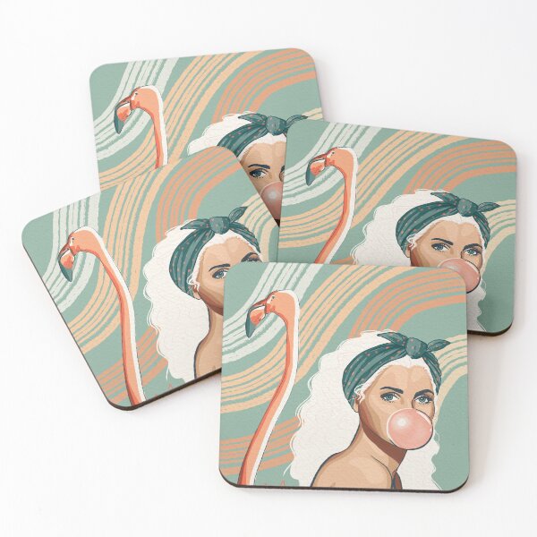 Item preview, Flamingo Pop Absurdity  designed and sold by Jamie Ann Made.