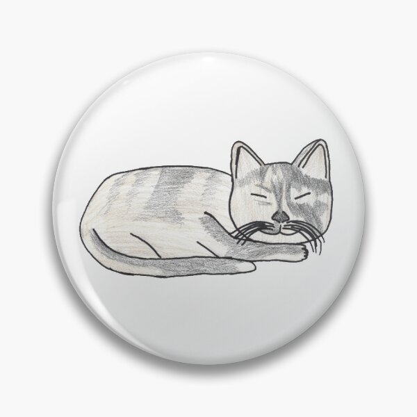 Item preview, sleeping cat designed and sold by Cora Gregory.