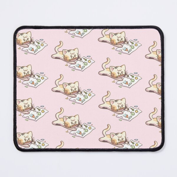 Item preview, Cute artsy cat designed and sold by alexbrushes-.