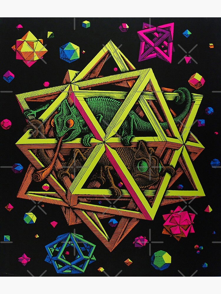 Disover Stars by Maurits Cornelis Escher Premium Matte Vertical Poster