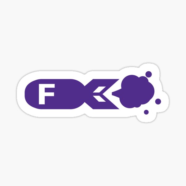 F Bomb Sticker