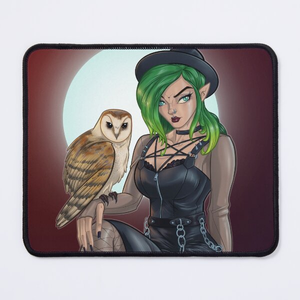 Item preview, Witch & Owl Pinup designed and sold by Powers Art.
