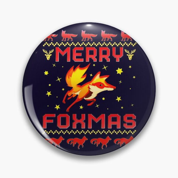 Item preview, Merry Foxmas, Christmas Fox Pattern designed and sold by ACC .