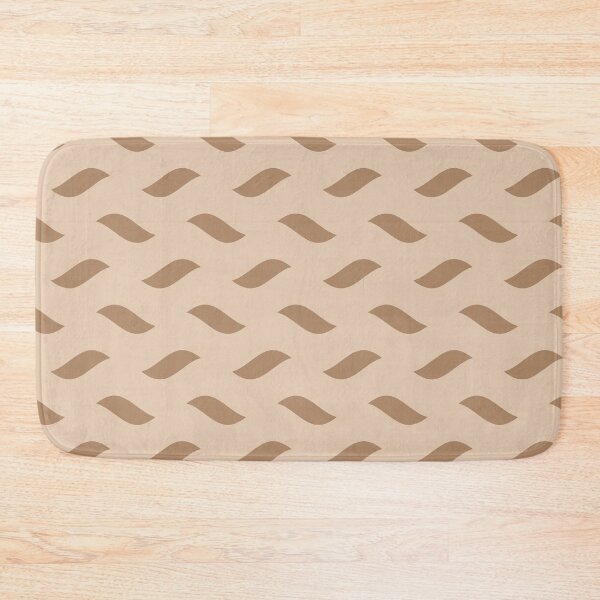 Item preview, Shades of Brown Colors in Wavy Line Design designed and sold by NECHSTORE.