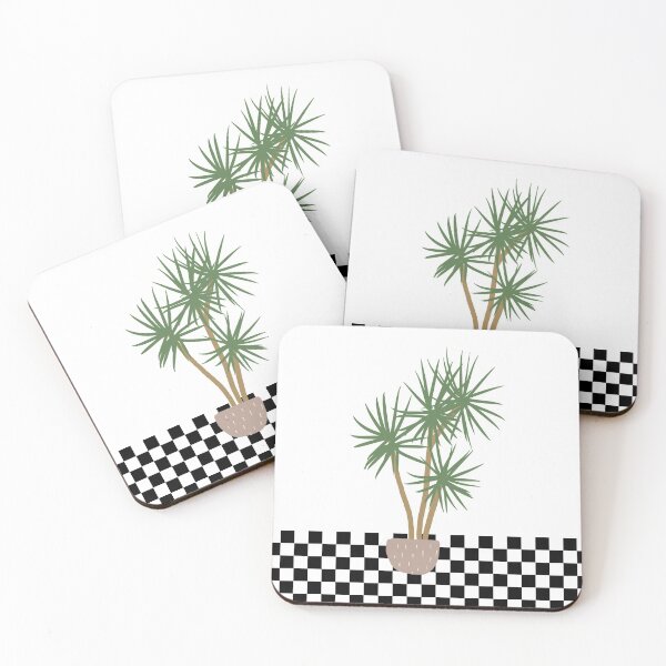 Item preview, Checkerboard Floor Indoor Houseplant Yucca Palm designed and sold by KathrinLegg.