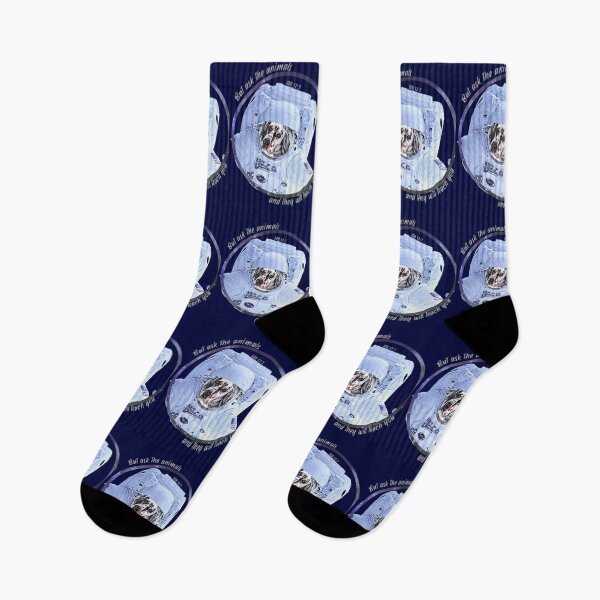 Item preview, English Setter Astronaut in Space Bible Verse Ask the Animals Job 12:7 designed and sold by TheKingdomAttic.