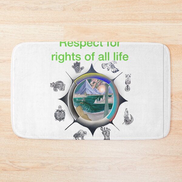 Item preview, Respect the rights of all life - simple message to save our Biodiversity  designed and sold by SpArtk.