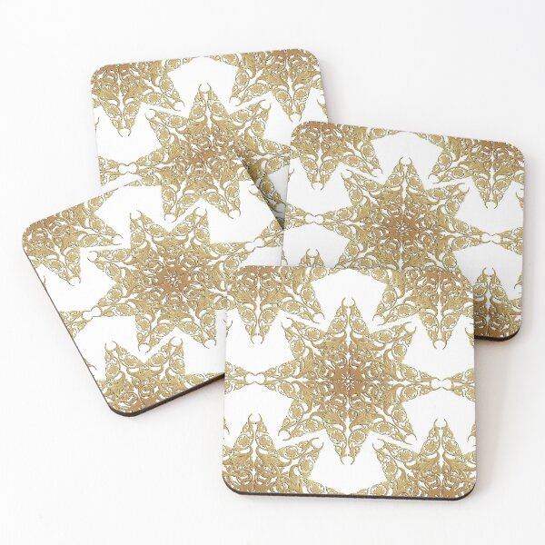 Item preview, baroque embroidered octagonal star design designed and sold by Ferit Kurt.