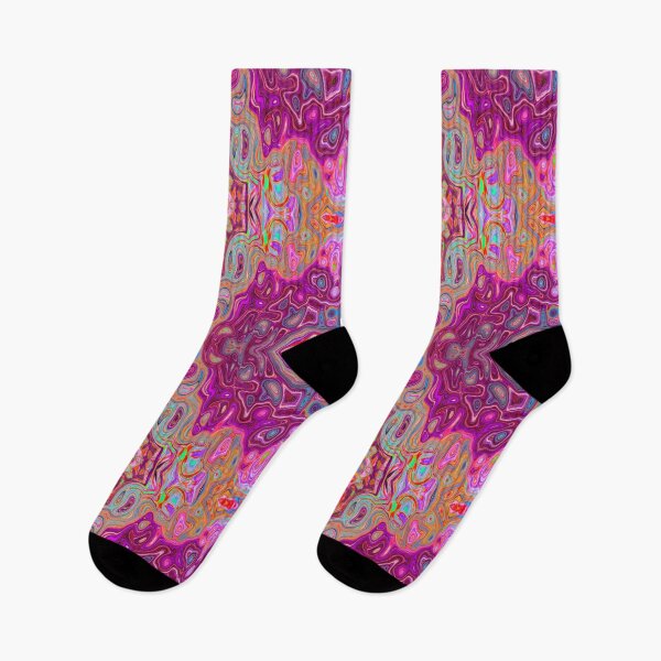 Item preview, Abstract Magenta, Pink, Blue and Red Groovy Pattern designed and sold by myrubiogarden.