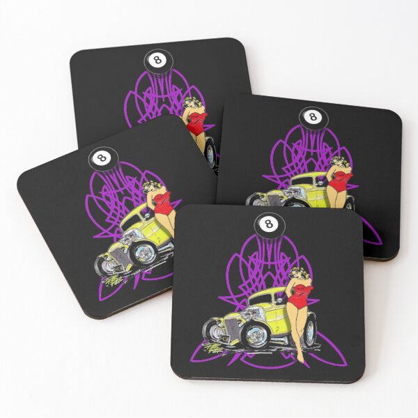 Item preview, eight balls,pin-up,and my 32 coupe designed and sold by rikkirocx.