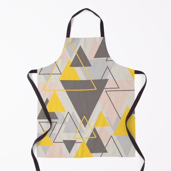 Item preview, Retro Triangle in Yellow Grey and Pink designed and sold by ArlacV.