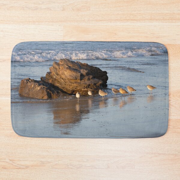 Item preview, Shorebirds in a Straight Line at Crystal Cove designed and sold by NancyKHajjar.