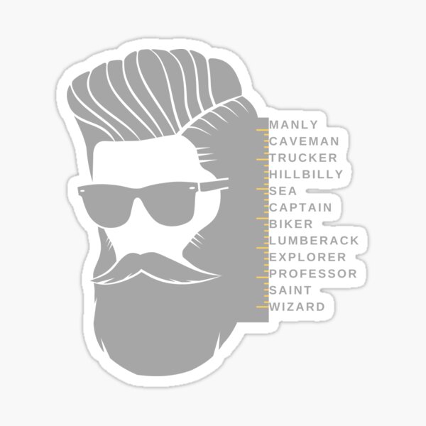 mens-beard-length-growth-chart-ruler-t-shirt-sticker-for-sale-by-akadesigns2022-redbubble