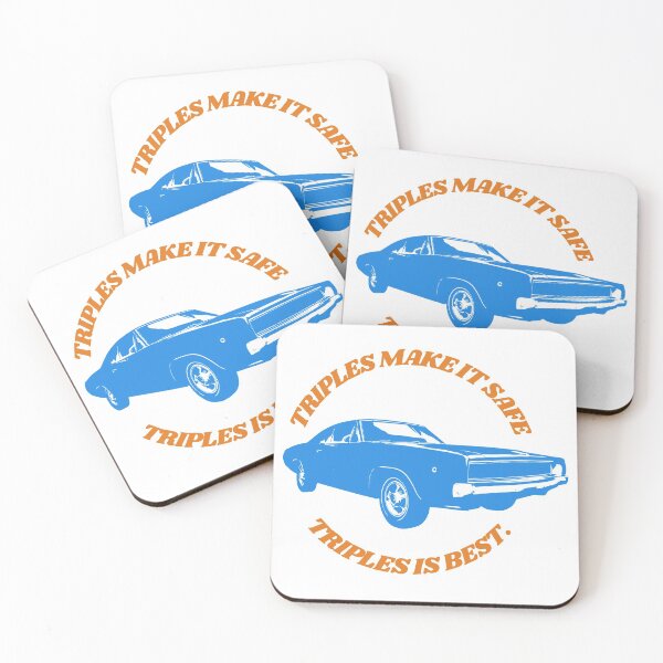 Item preview, I Think You Should Leave, Blue Nova, Diner Wink. Triples Make it Safe, Triples is Best, ITYSL designed and sold by cutequirkystuff.