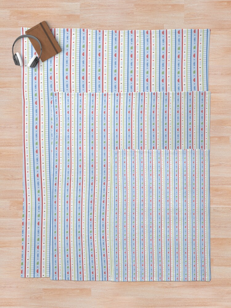 Thumbnail 5 of 6, Throw Blanket, Beep Beep Vintage Car designed and sold by amalou.