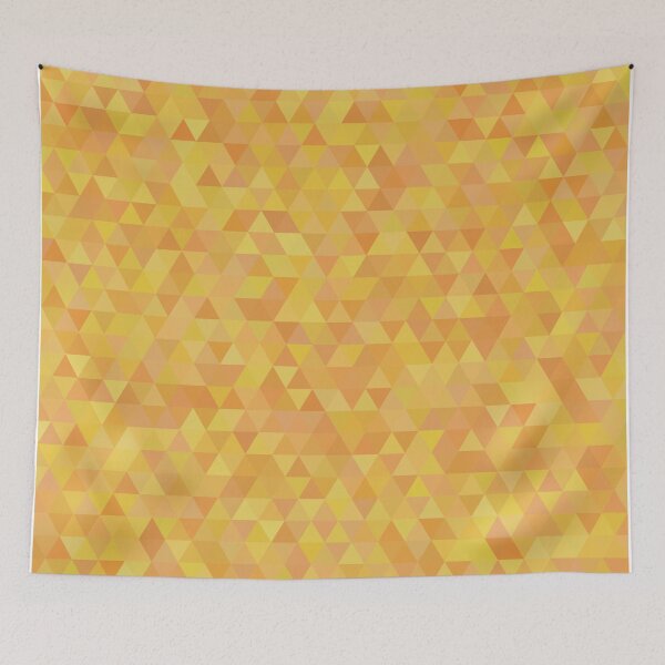 Item preview, Triangle Grid - Golden Mango designed and sold by KevinHedet.