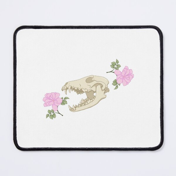 Item preview, Dog Skull & Flowers designed and sold by Sawasta.