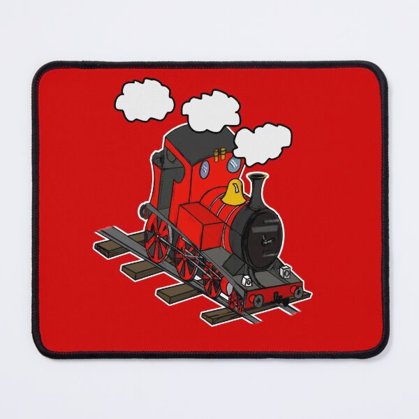 Item preview, Train Steam Locomotive Railway Enthusiasts Model Railroad (Red) designed and sold by doodlerob.