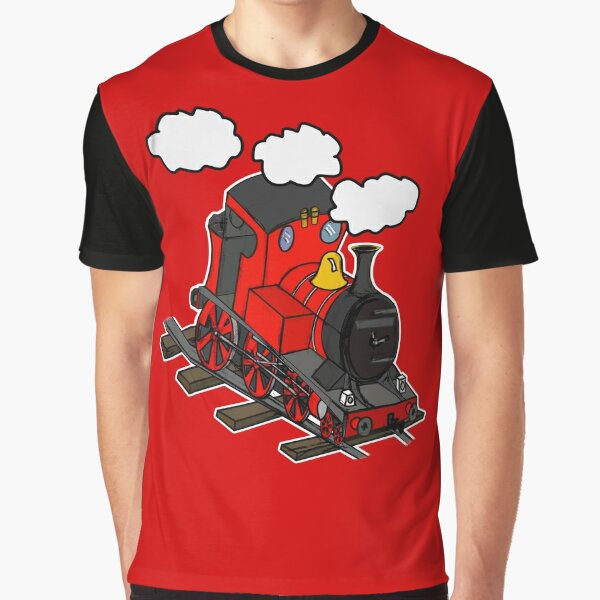 Red and black tank engine