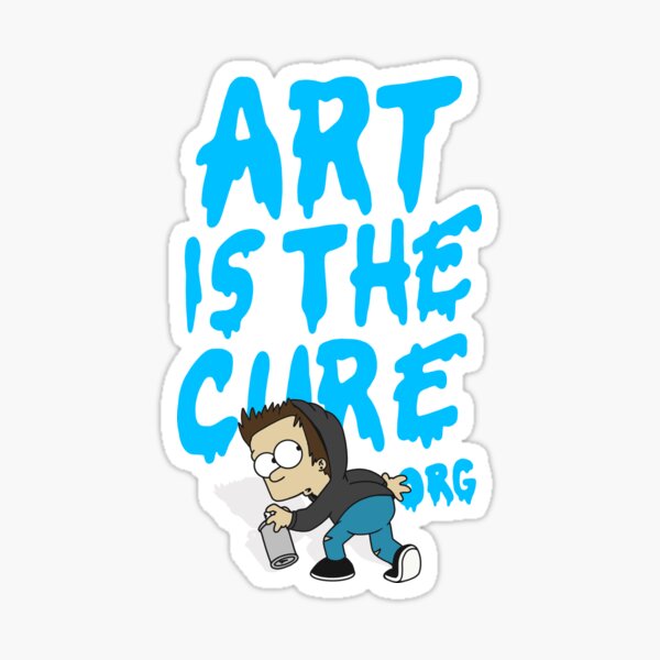 ART IS THE CURE Sticker