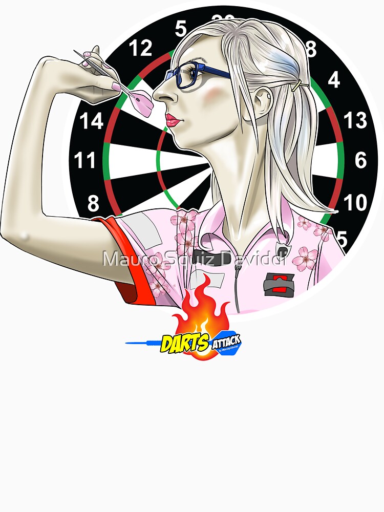 "Caricatura Fallon Sherrock by Darts Attack" Tshirt for Sale by