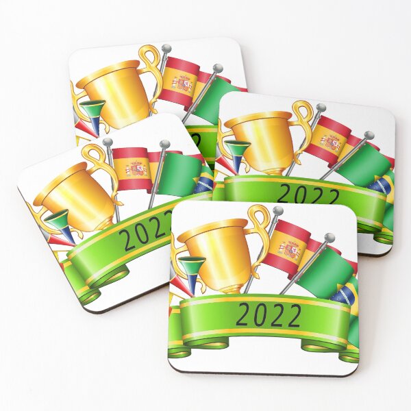 Item preview, World Cup 2022 Qatar Spain Brazil designed and sold by Wasef Baker.