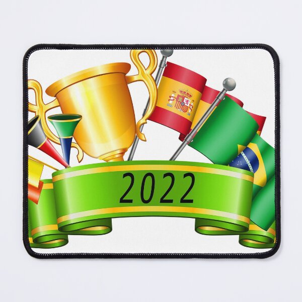 Item preview, World Cup 2022 Qatar Spain Brazil designed and sold by Wasef Baker.