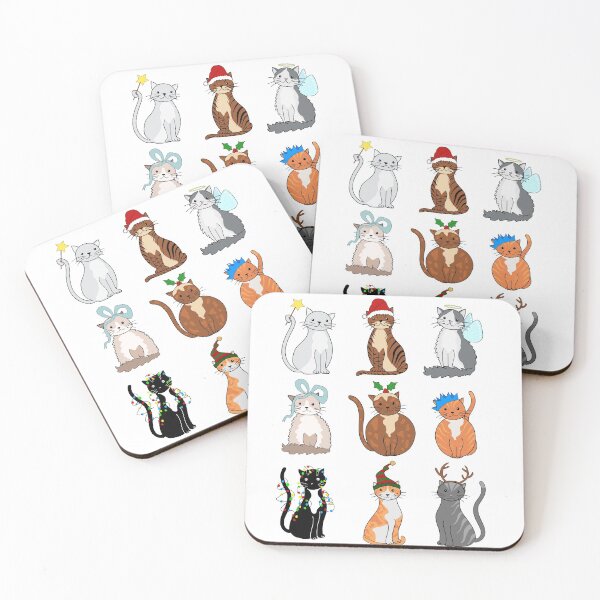Item preview, Cute festive cats designed and sold by SaplingArt.