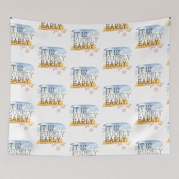 Item preview, Sanditon Sidney Quote Rudely Early designed and sold by RTee27.