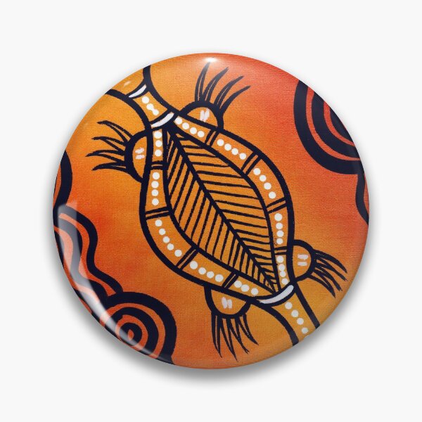Item preview, Authentic Aboriginal Art - Goanna designed and sold by HogarthArts.