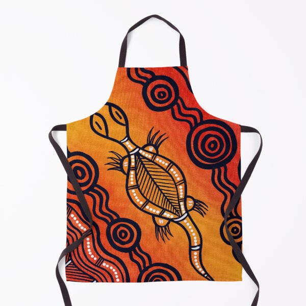 Item preview, Authentic Aboriginal Art - Goanna designed and sold by HogarthArts.