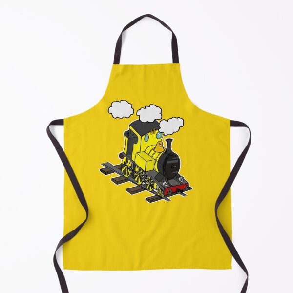 Item preview, Train Steam Locomotive Railway Enthusiasts Model Railroad (Yellow) designed and sold by doodlerob.