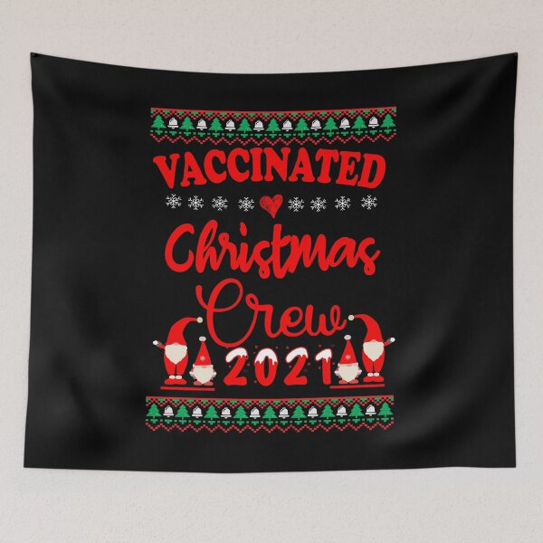 Item preview,   Vaccinated Christmas Crew 2021 christmas shirts for family designed and sold by ilias13.