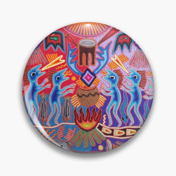Item preview, Shaman Del Sol Fire Ritual Huichol designed and sold by Esprit-Mystique.