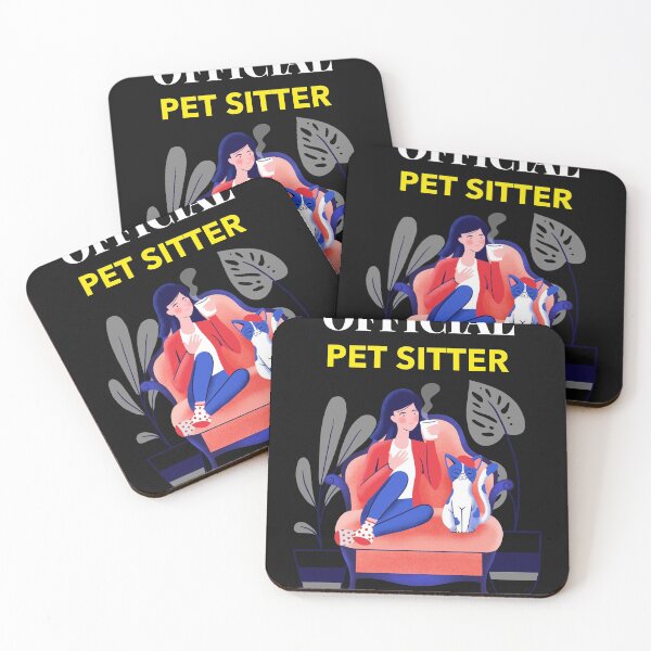 Item preview, OFFICIAL PET SITTER CAT LADY ANIMAL LOVER T-SHIRT designed and sold by BestCoolStuff.