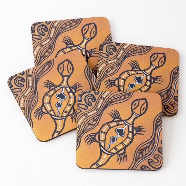 Item preview, Authentic Aboriginal Art - Goanna designed and sold by HogarthArts.
