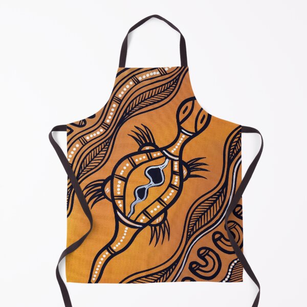 Item preview, Authentic Aboriginal Art - Goanna designed and sold by HogarthArts.