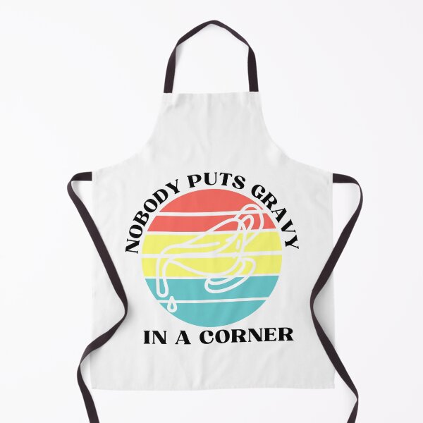 Item preview, Nobody Puts Gravy in a Corner - Funny Retro Thanksgiving designed and sold by Luna Shirts⭐⭐⭐⭐⭐.