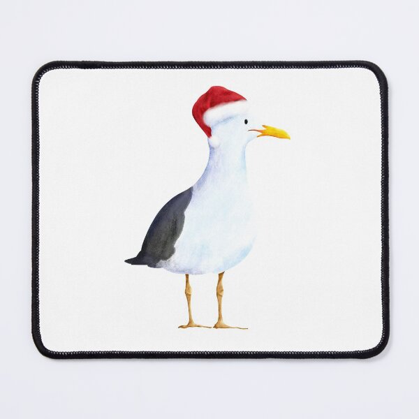 Item preview, Steven Seagull Christmas Hat designed and sold by byLucyC.