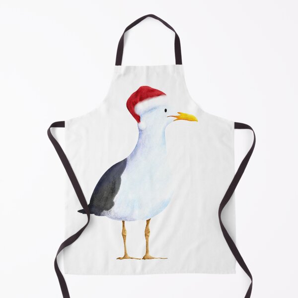 Item preview, Steven Seagull Christmas Hat designed and sold by byLucyC.