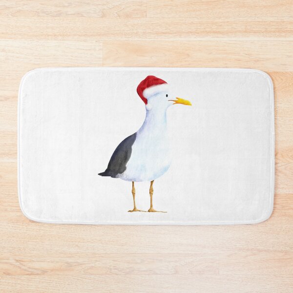 Item preview, Steven Seagull Christmas Hat designed and sold by byLucyC.