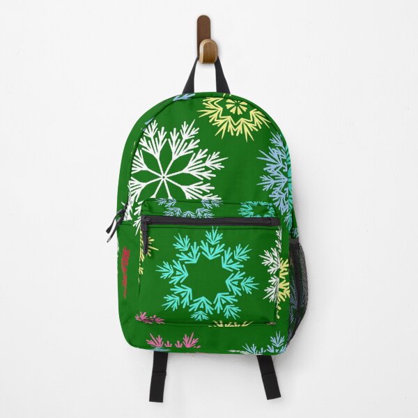 Item preview, Merry Christmas Green Multicolored Snowflakes Idea designed and sold by Ross-Sergey.