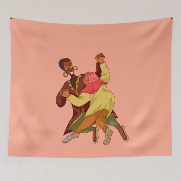 Item preview, Hijabi, pareja, bailando designed and sold by angelsprouting.