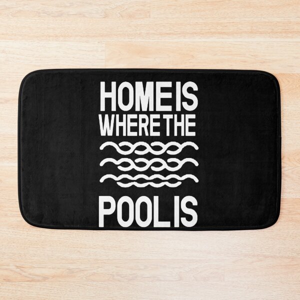 Item preview, Love Swimming Home is where the swimming pool is Funny Swimming Keep Calm and Swim On Art Design Essential Inspiration Joy Mood Funny designed and sold by DesignByHeartUK.