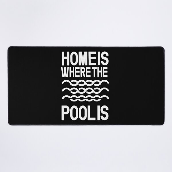 Item preview, Love Swimming Home is where the swimming pool is Funny Swimming Keep Calm and Swim On Art Design Essential Inspiration Joy Mood Funny designed and sold by DesignByHeartUK.