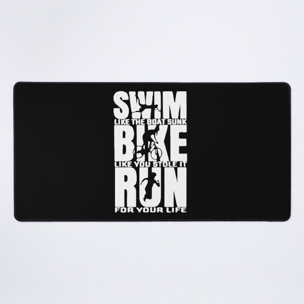 Item preview, Triathlon Funny Athlete Triathlete Swim Cycle runing Sunk Stole Life Happy Apparel Essential Inspiration Joy Mood Funny designed and sold by DesignByHeartUK.